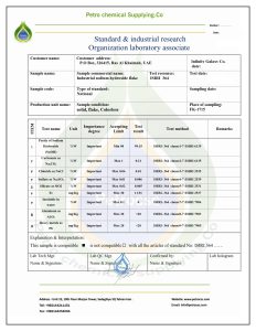 Caustic soda flakes analysis Caustic soda flake